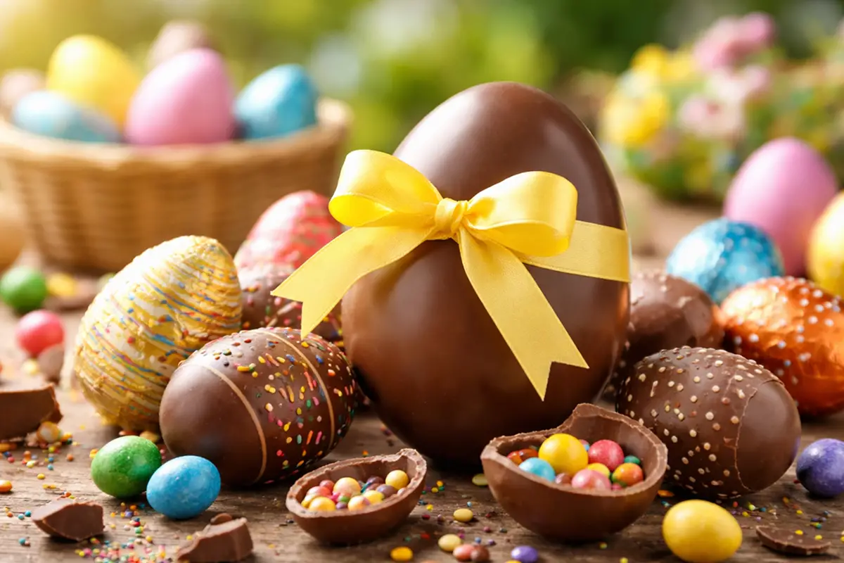 Comer huevos de chocolate es una tradición cada domingo de Pascua