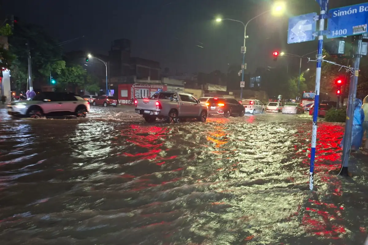 El temporal afectó la capital y otras zonas de la provincia. LA GACETA / ARIANE ARMAS