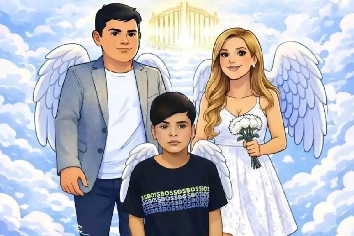 EMOTIVO HOMENAJE. En redes sociales recordaron, con un dibujo, a las tres personas que murieron por el temporal.