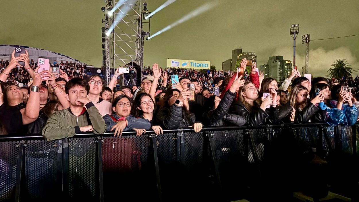 FELICIDAD PLENA. El público disfrutó desde el principio al final.
