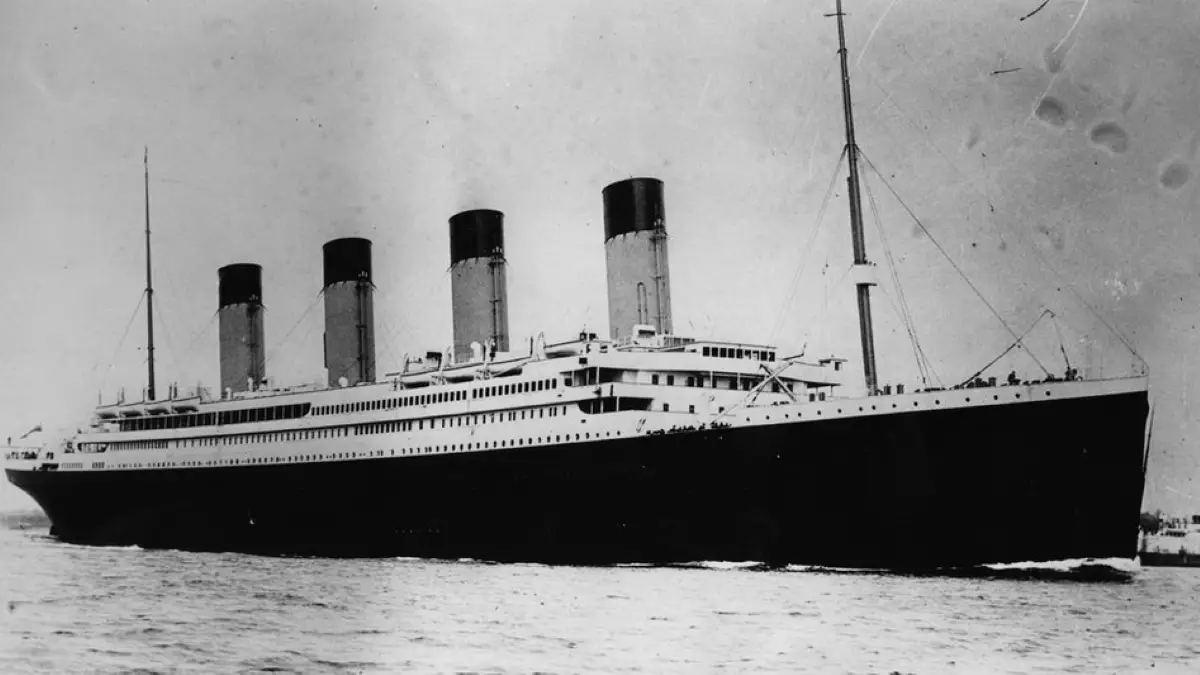 IMPONENTE. El Titanic partió de Southampton, Inglaterra.