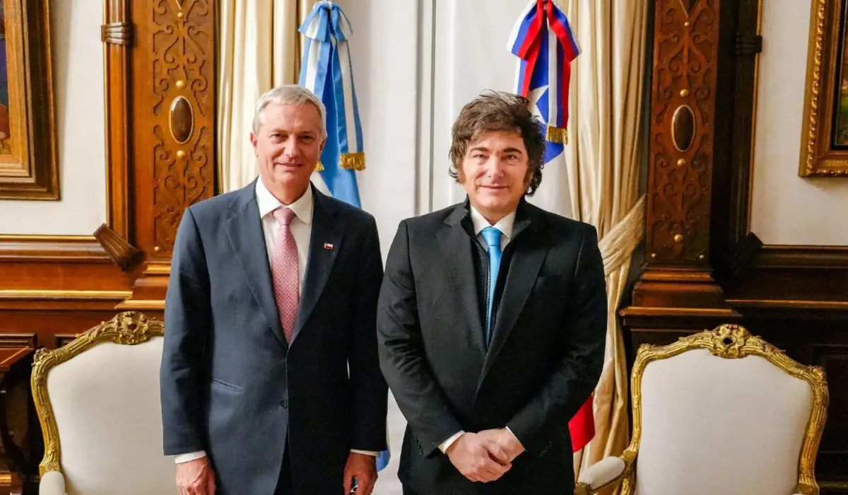 VISITA OFICIAL. José Antonio Kast, presidente de Chile, será recibido por Javier Milei. 