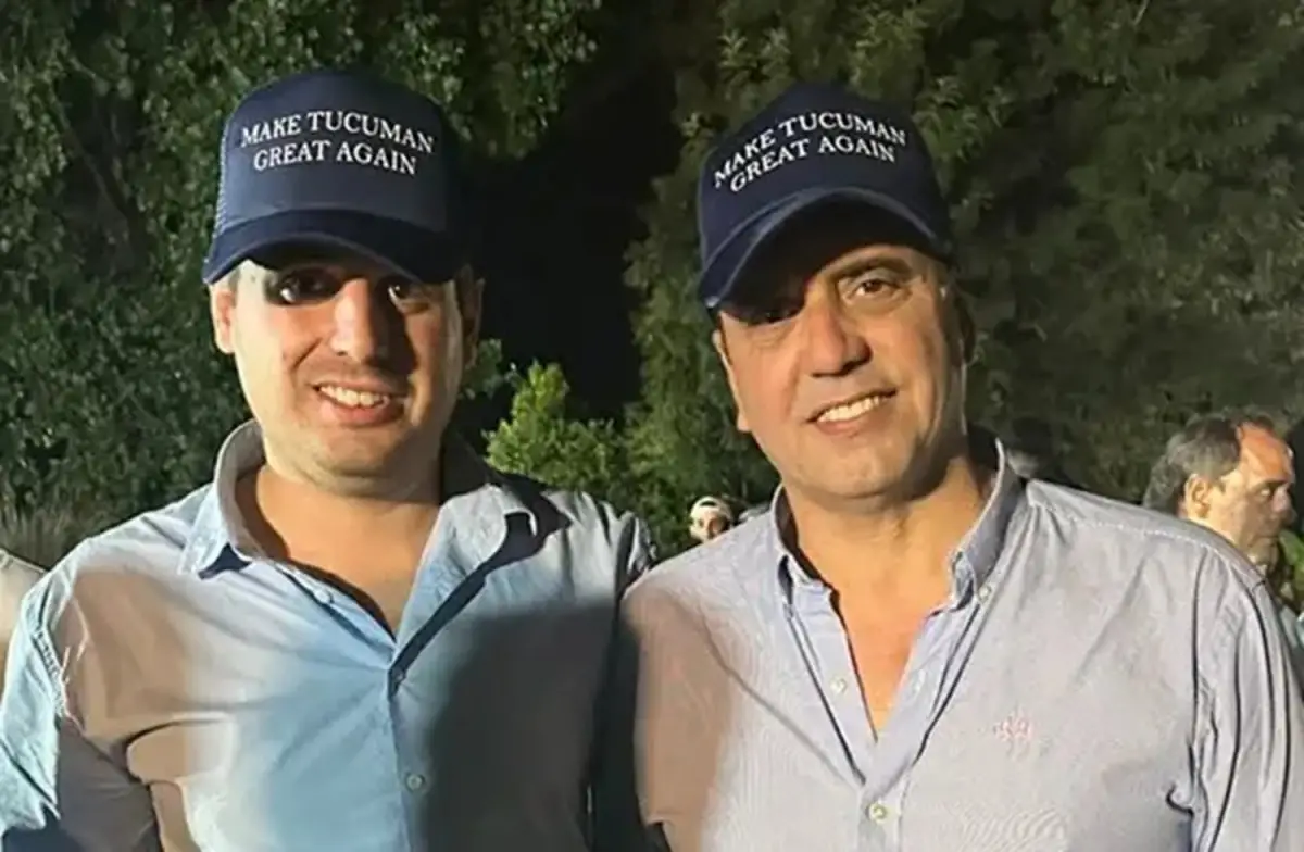 Gonzalo Heredia, junto a Lisandro Catalán. 