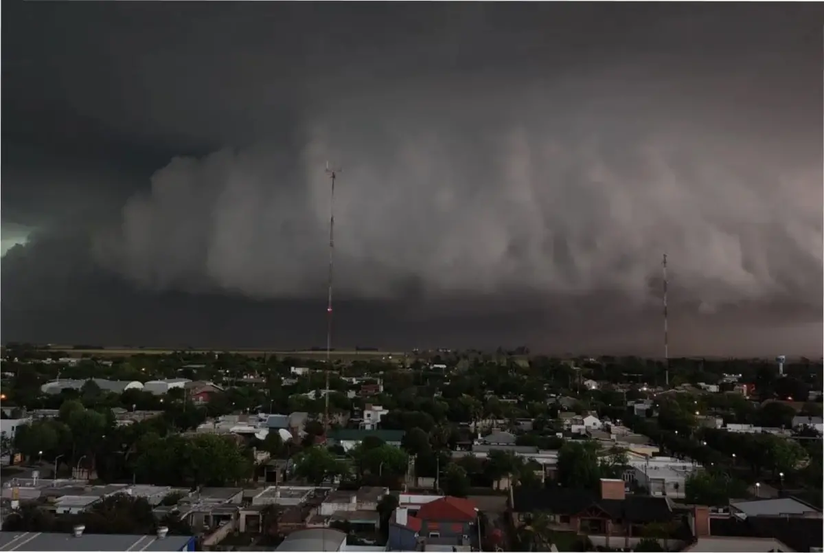 Las tormentas afectarán a nueve provincias en la jornada de lunes. 