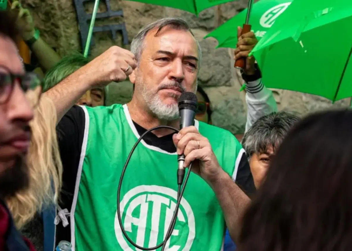 Rodolfo Aguiar, secretario general de ATE.