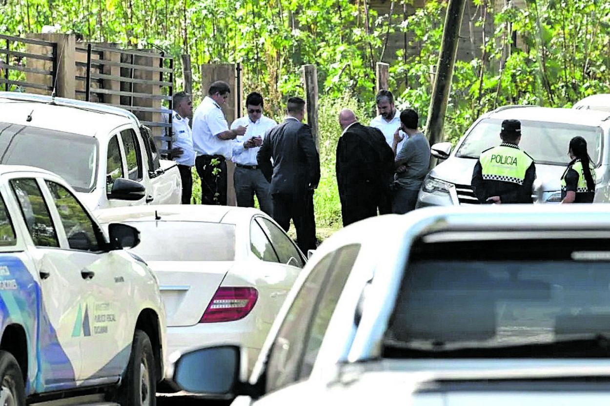MEDIDA. Eugenio Agüero Gamboa participó en la requisa de la vivienda.