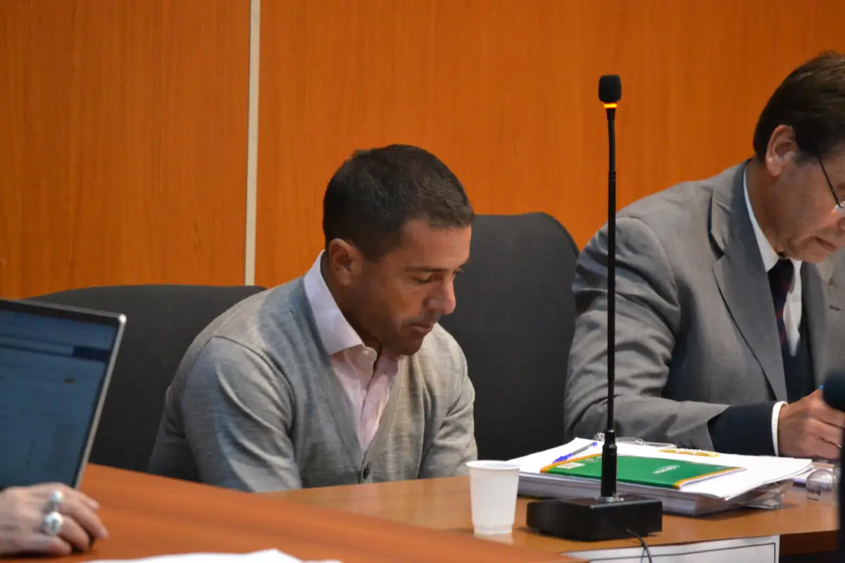 José Figueroa durante la audiencia. FOTO LA GACETA
