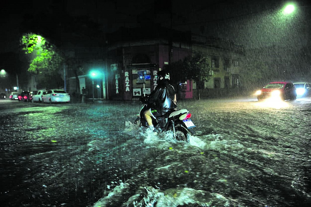 TEMPORAL. Las lluvias superaron los 200 milímetros en pocas horas.