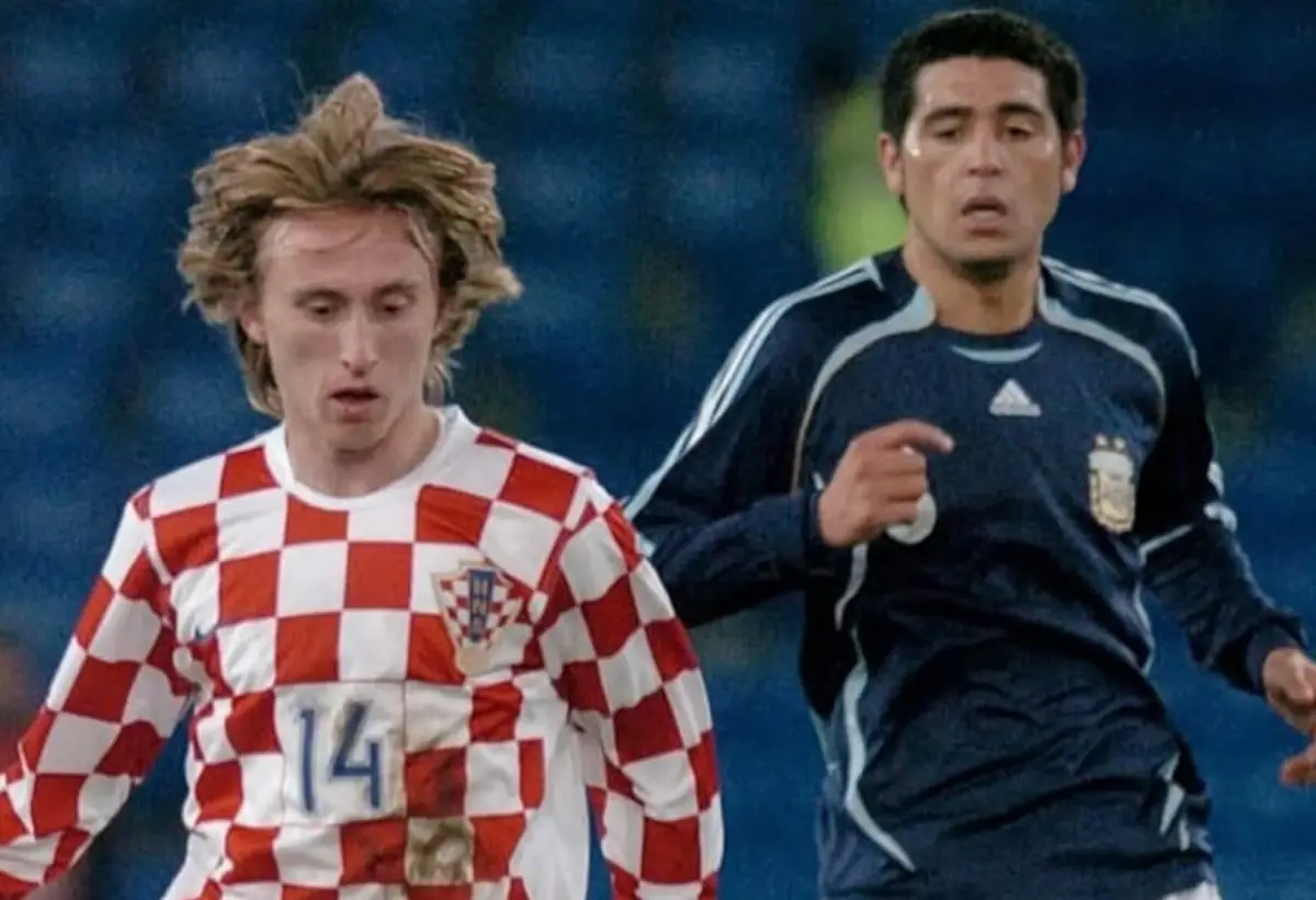 Modric habló sobre el rendimiento de Riquelme.