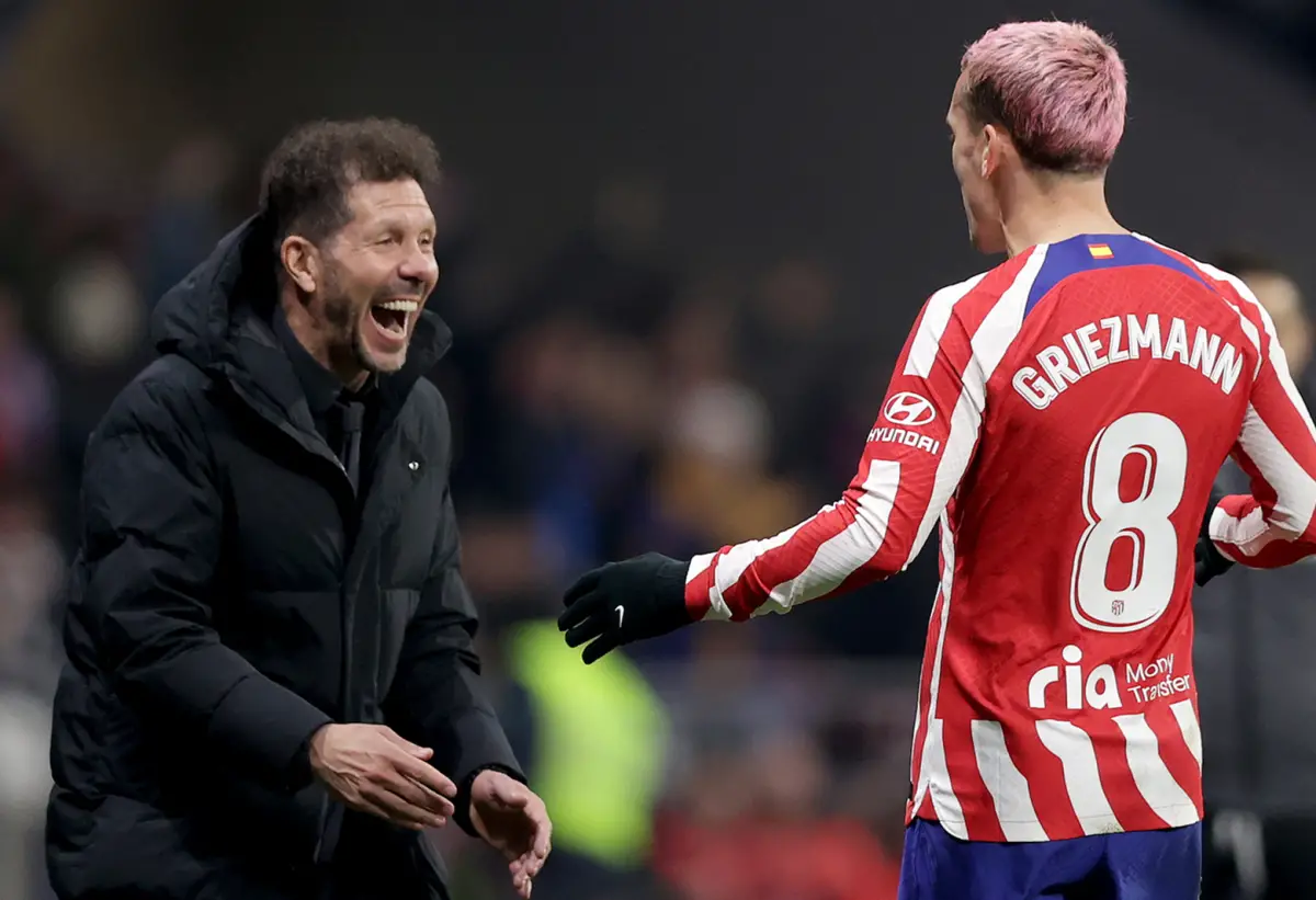Simeone habló sobre su vínculo con Griezmann.