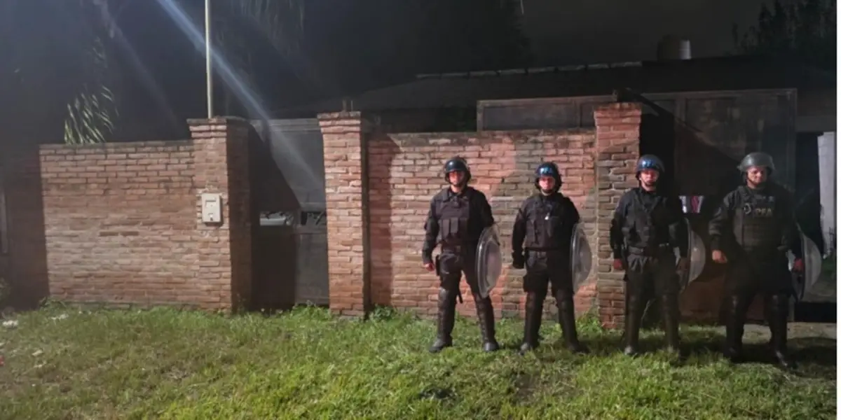 Operativo de la PFA.