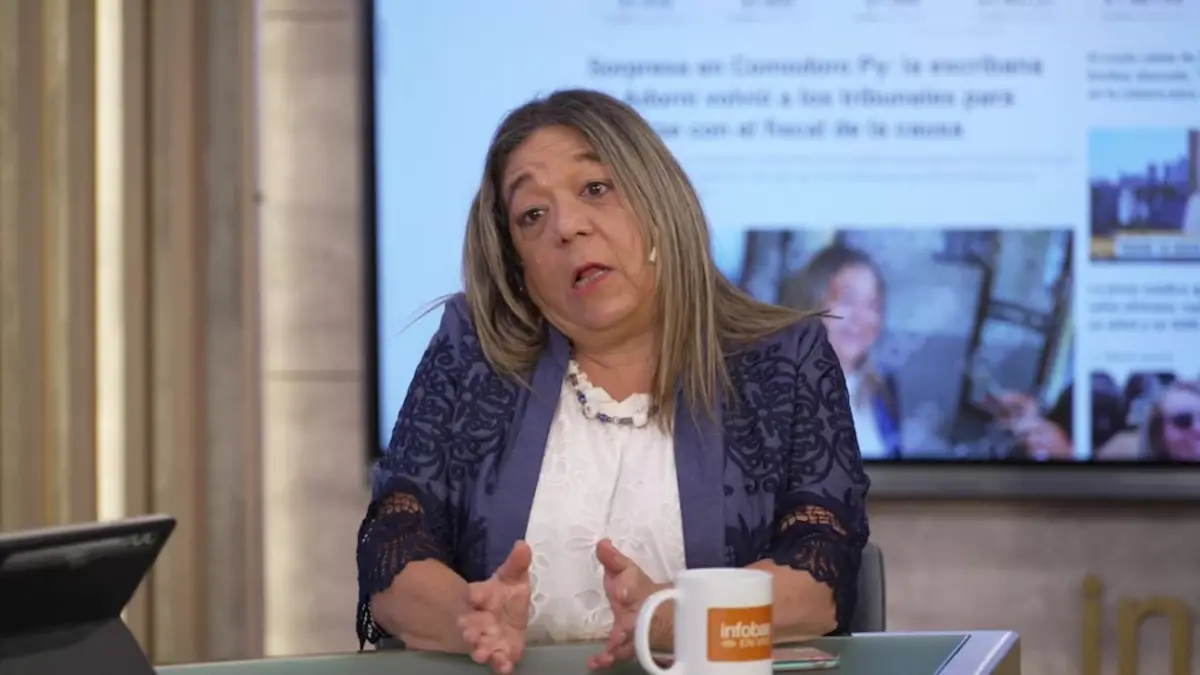 DEFENDIÓ AL JEFE DE GABINETE. Adriana Mónica Nechevenko, la escribana de Manuel Adorni.