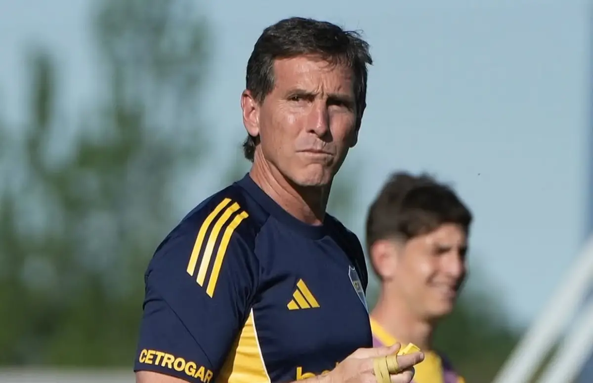 Claudio Úbeda, entrenador de Boca.