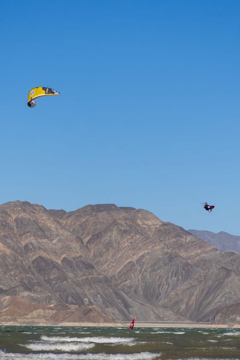 Santino Cisneros tocó el cielo en San Juan y puso a Tucumán en la cima del kitesurf