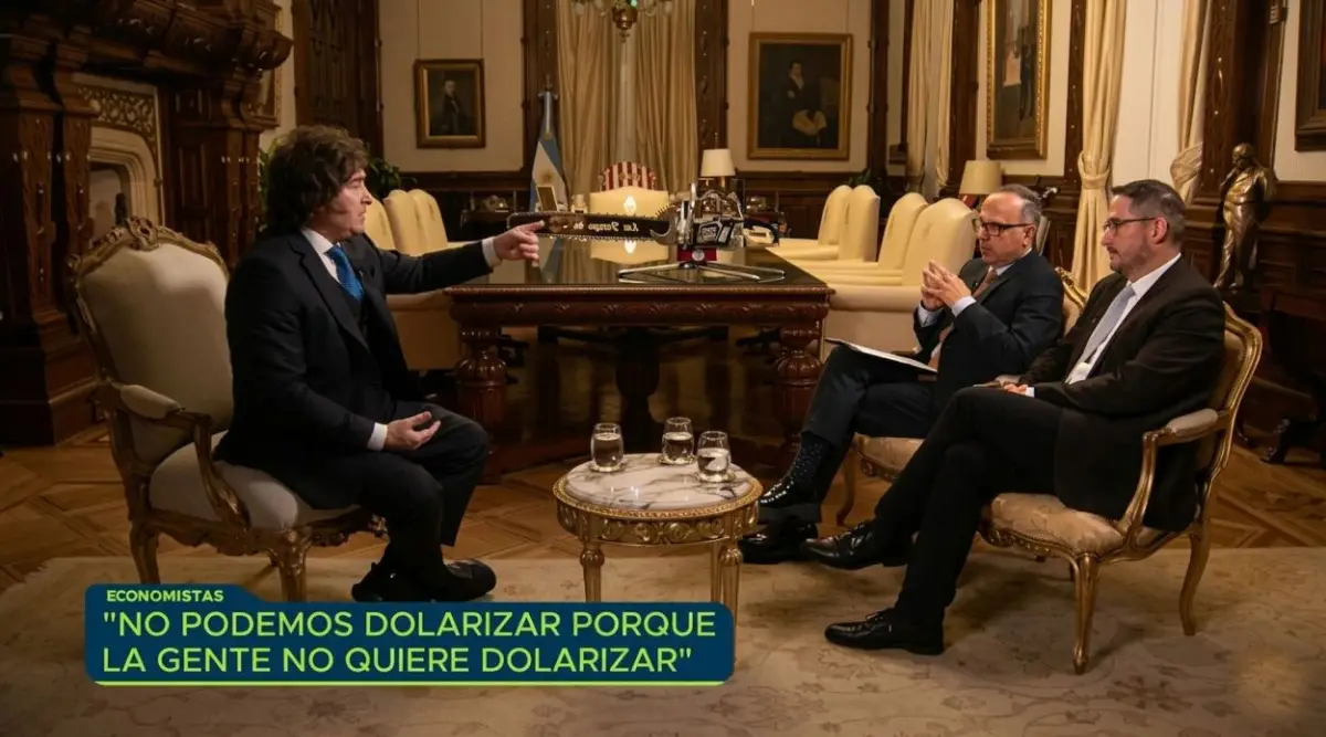 IMPRONTA PRESIDENCIAL. Durante una entrevista, Javier Milei dijo que la economía no se moverá ni un ápice y ahora pidió paciencia a la gente.