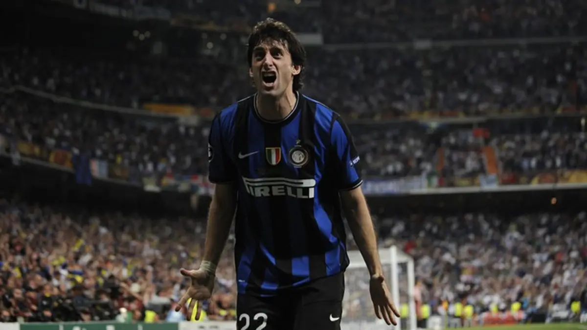 Diego Milito recordó la final de Champions League de 2010, en la que se consagró campeón junto a Inter de Milán.