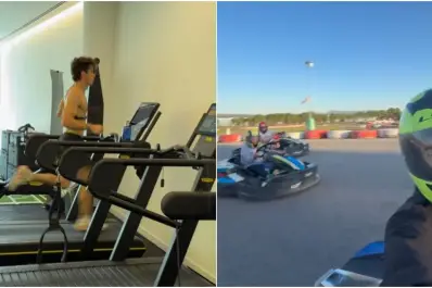 Karting, risas y entrenamiento con amigos: así aprovecha Colapinto el receso antes del show en Buenos Aires