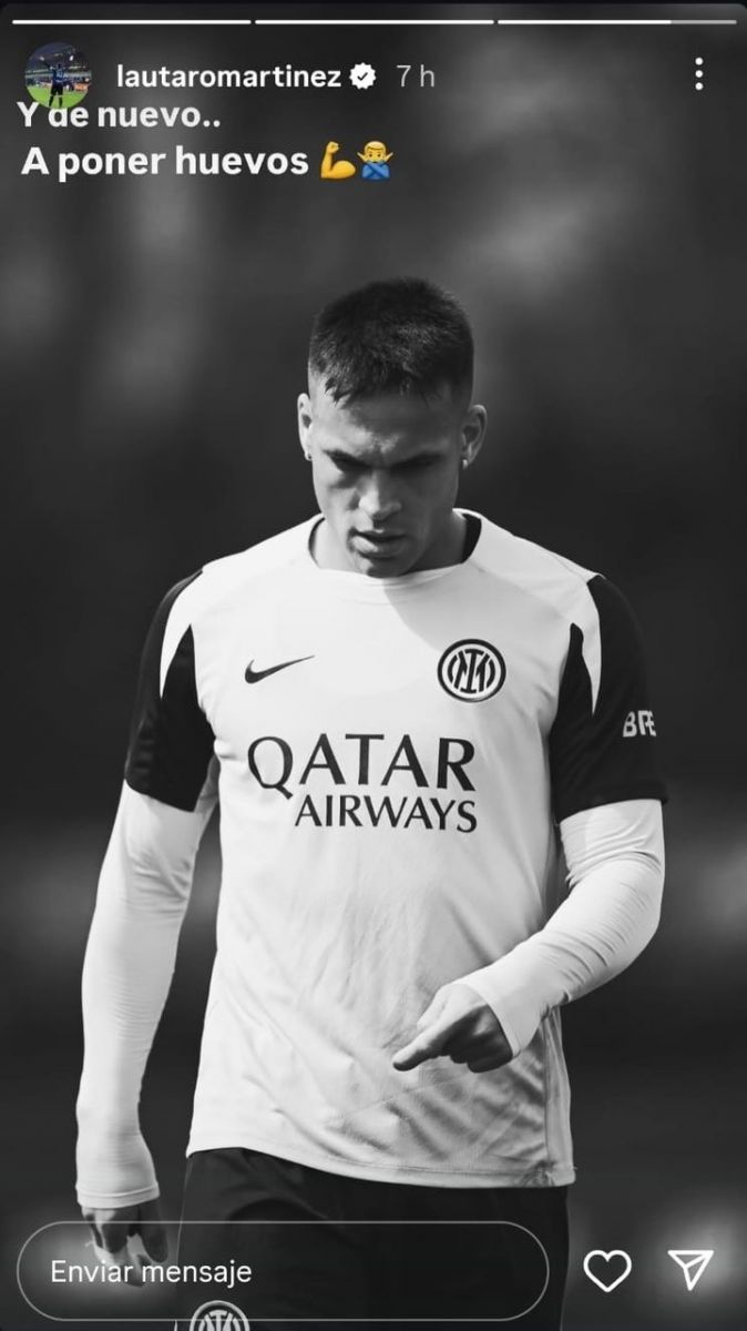 El emotivo mensaje de Lautaro Martínez tras lesionarse con Inter a 67 días del Mundial