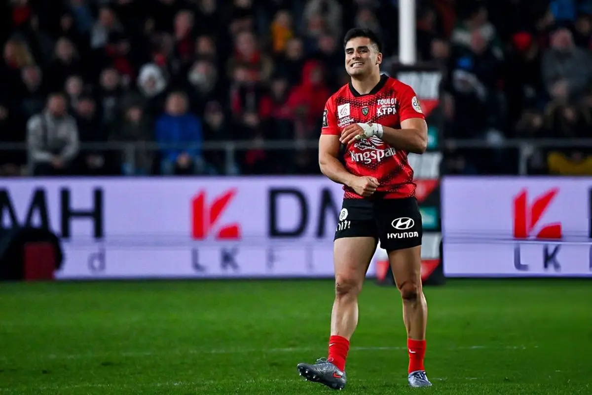 Tomás Albornoz fue titular en la victoria de Toulon frente a Glasgow.