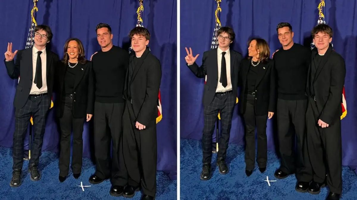 Matteo y Valentino, hijos mellizos de Ricky Martin junto a Kamala | Instagram