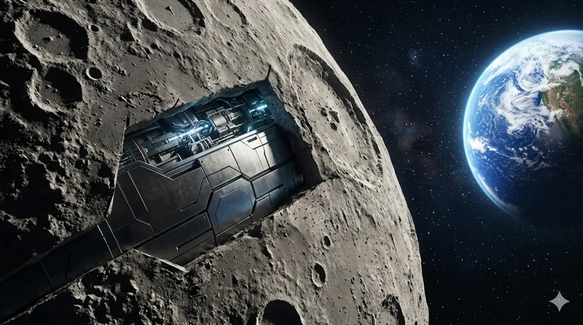 La extraña teoría científica que afirma que la Luna es hueca y fue construida por extraterrestres