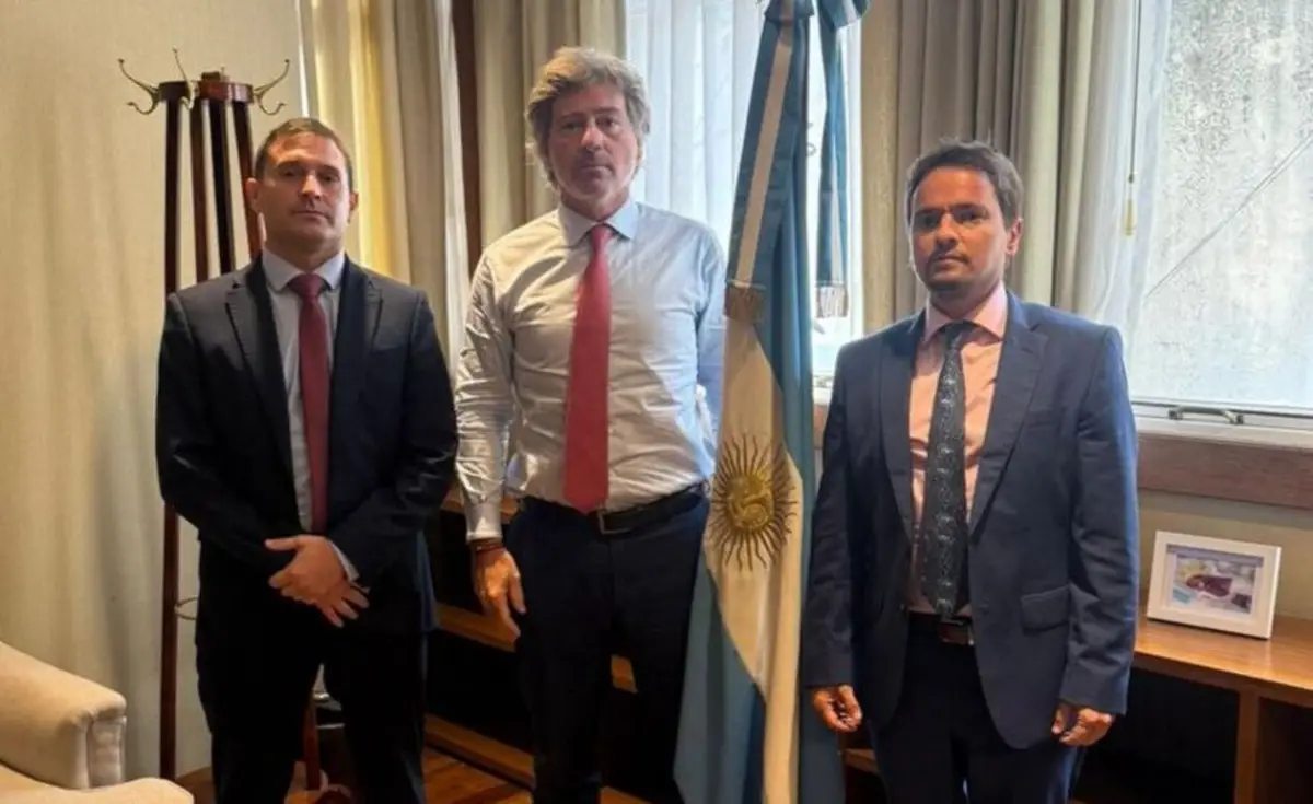 EN BUENOS AIRES. El diputado nacional Federico Pelli (La Libertad Avanza) se reunió este lunes con el ministro de Justicia de la Nación, Juan Bautista Mahiques.
