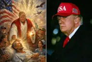 Trump, en rueda de prensa: críticas al papa León XIV y una polémica imagen suya como Jesús
