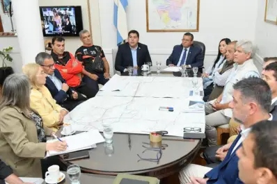 Darío Monteros, tras una reunión por las inundaciones en La Madrid: Coincidimos en un 90% en el trabajo inmediato