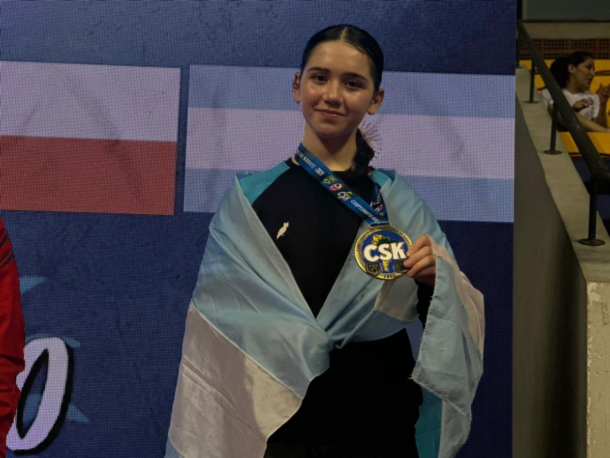 PODIO. En 2025 logró el bronce en el campeonato Sudamericano que se disputó en Recife.
