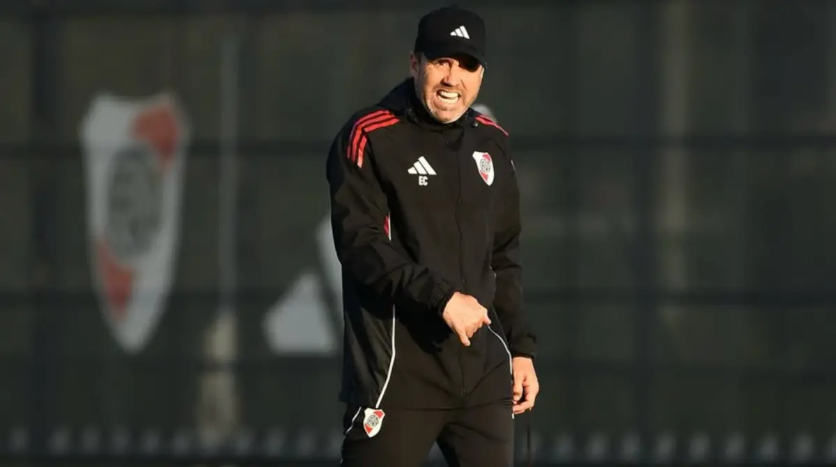 Con la mira en Boca, Coudet analiza una fuerte rotación de River ante Carabobo