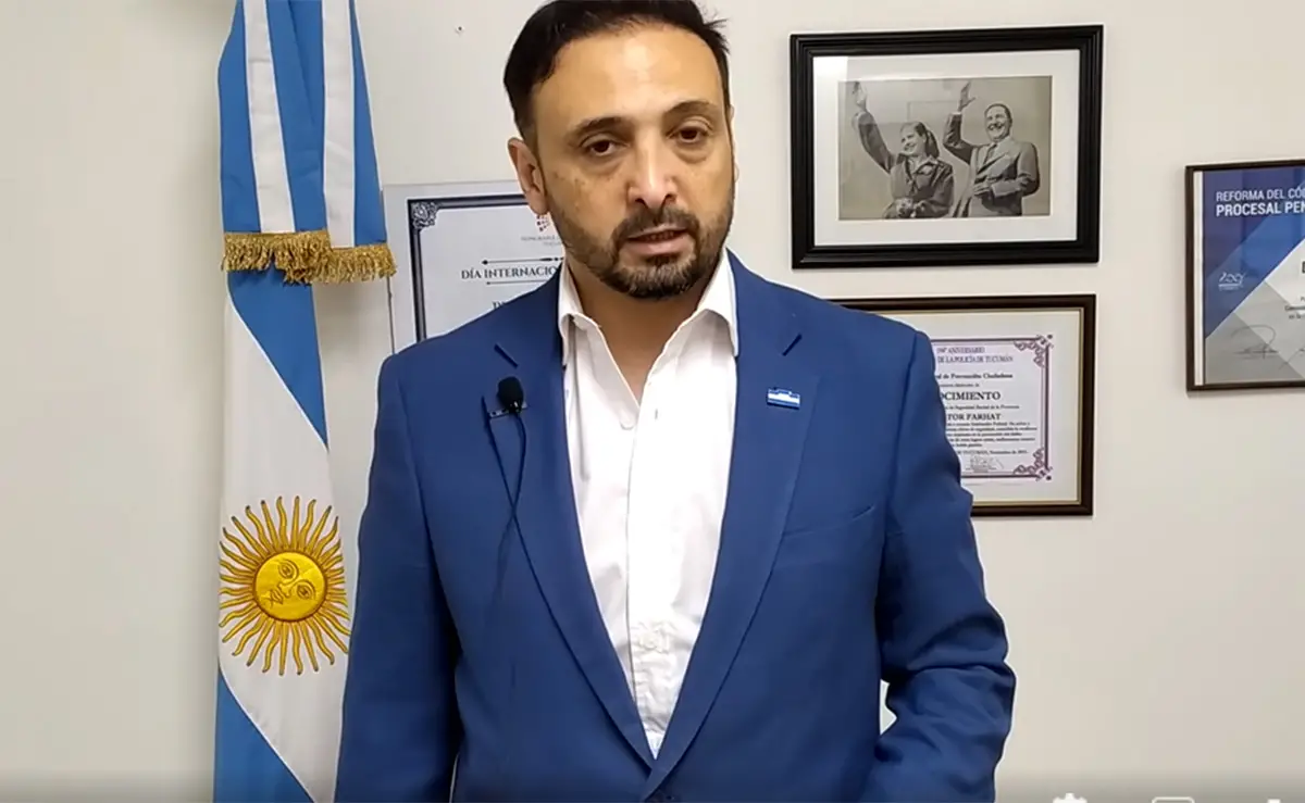 El secretario de Participación Ciudadana, José Farhat