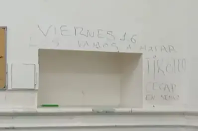 Amenaza de tiroteo en el Pellegrini: investigan un grafiti que alertaba sobre un ataque el viernes 16