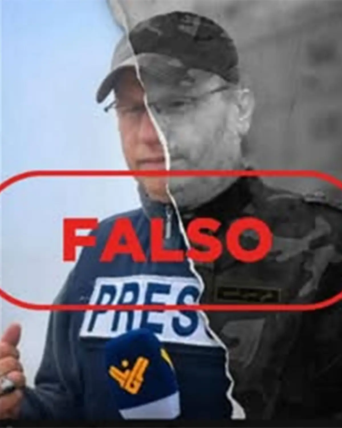 Acusan al ejército israelí de falsear la foto de un periodista