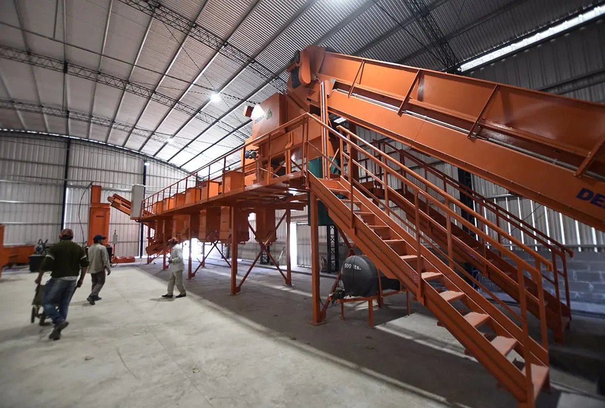 La planta de tratamiento de residuos de Tafí del Valle. Foto de Osvaldo Ripol