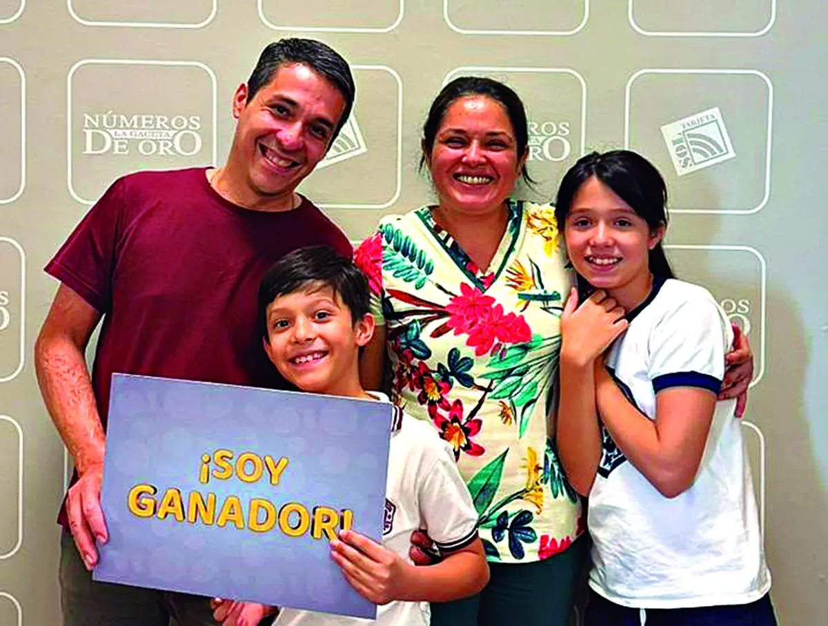 MUY CONTENTO. Claudio celebró que la fortuna lo haya acompañado.