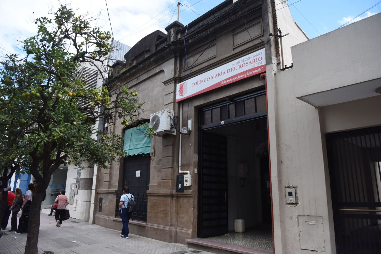 Hubo amenazas en el colegio María del Rosario.