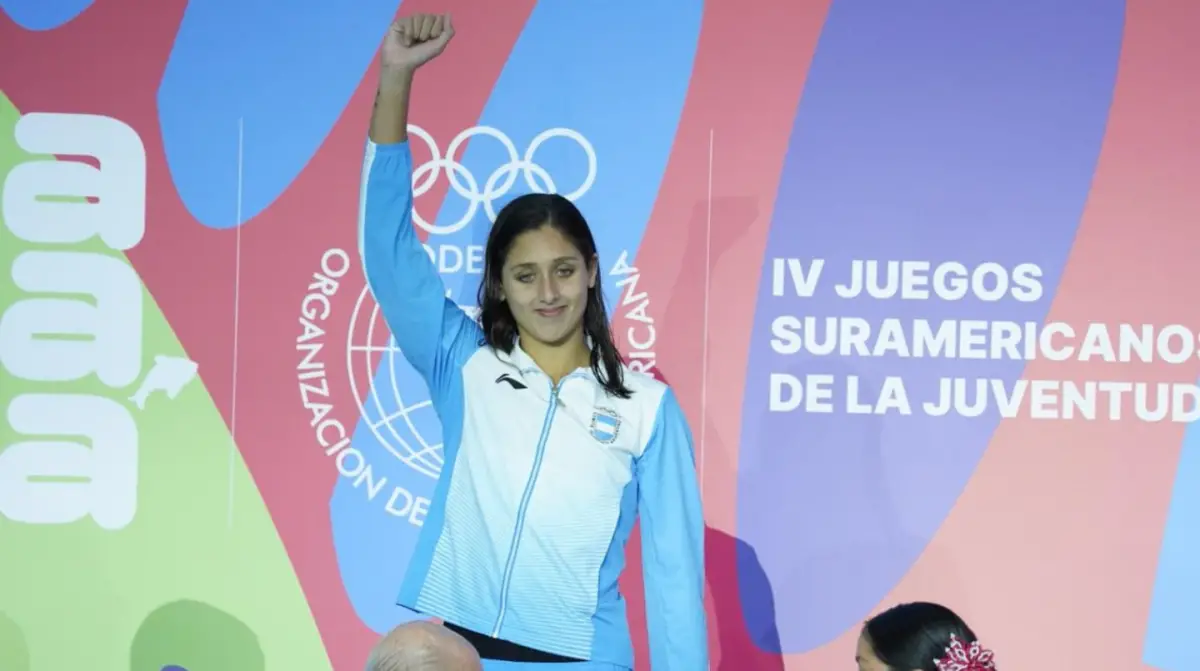 Hein brilló en natación y firmó una actuación que impactó en los Juegos Suramericanos de la Juventud