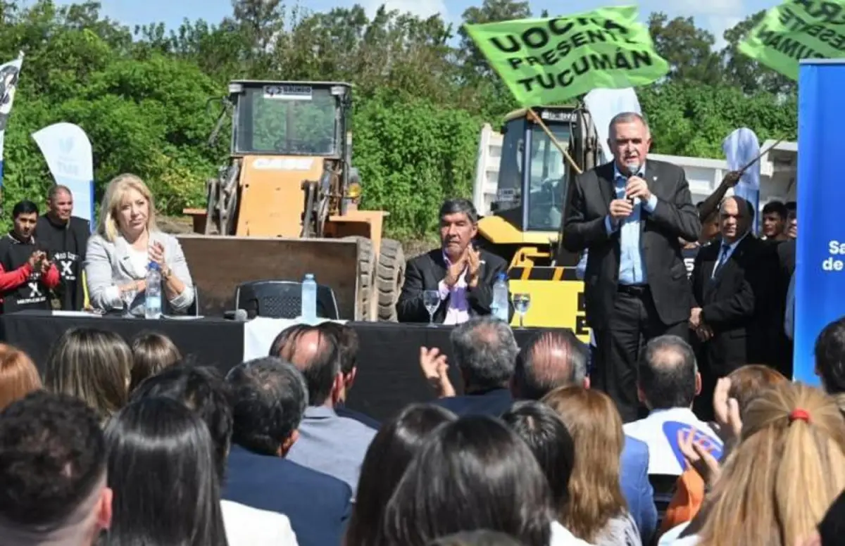 UNIDAD. Jaldo estuvo acompañado por Chahla y Acevedo. 