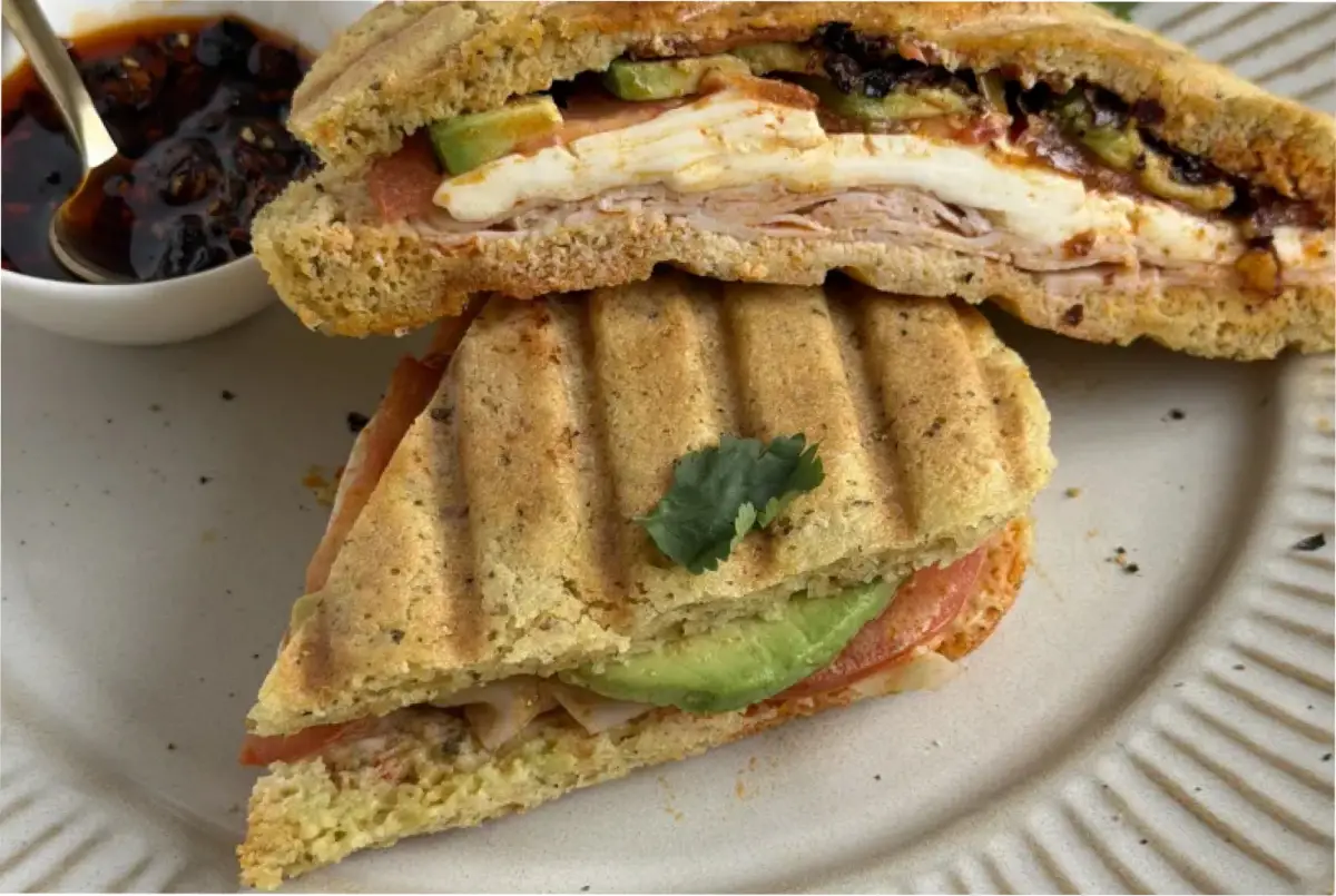 ¿Cómo preparar sánwich sin harinas en poco minutos?
