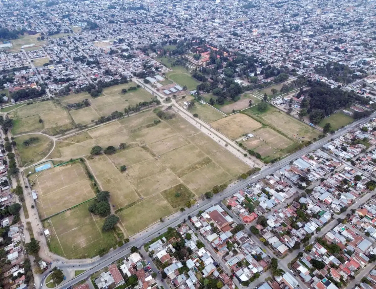 SECTOR NORTE. El predio de 19 hectáreas comenzará a ser mejorado.