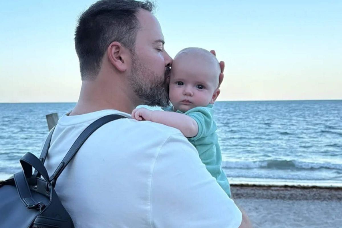 Gianfranco Pelegri, el hijo de Grecia Colmenares, se convirtió en padre el año pasado