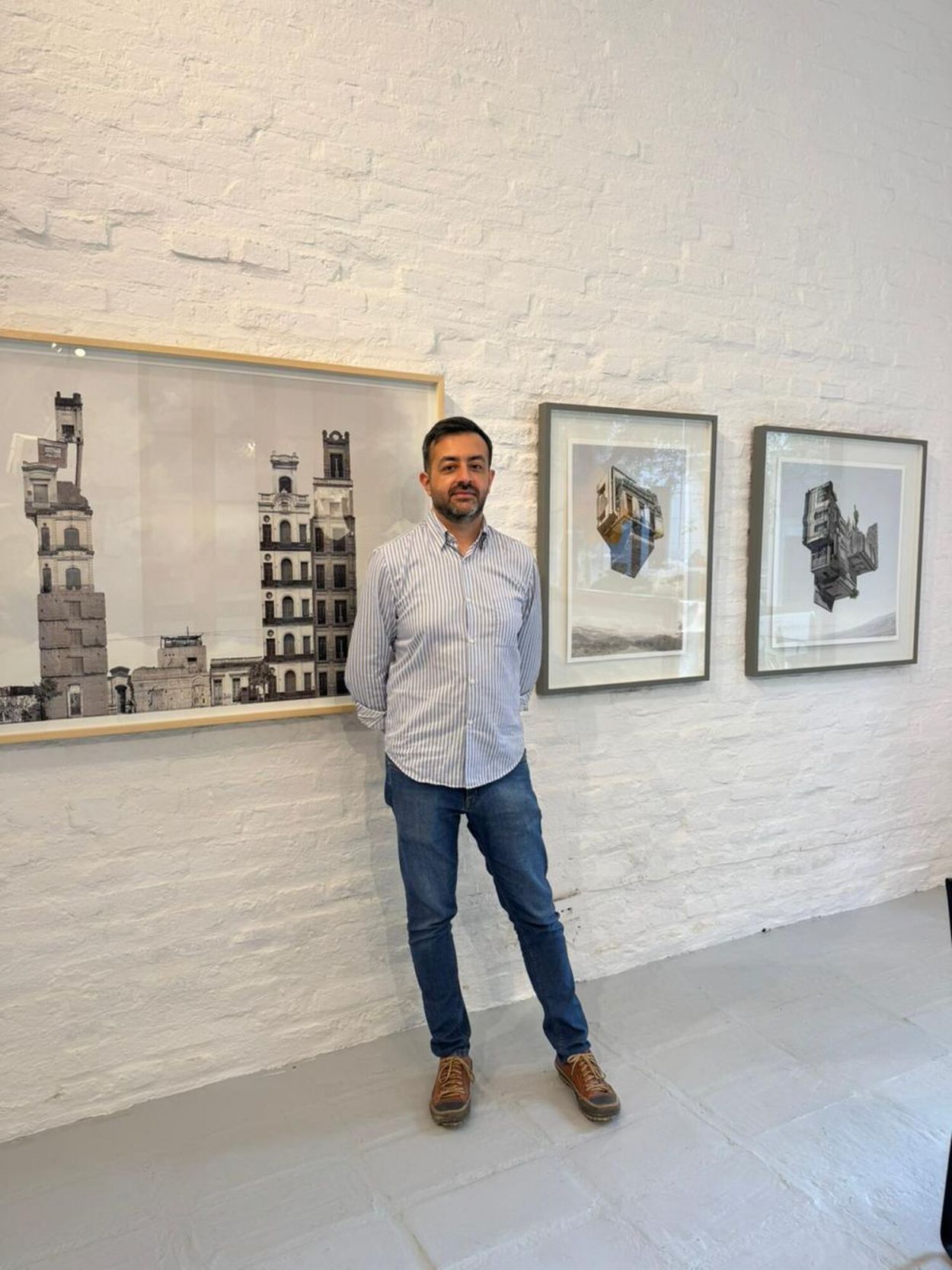 PUNTO DE INFLEXIÓN. Salvatierra siente que esta muestra abre otra etapa en su proyecto artístico.