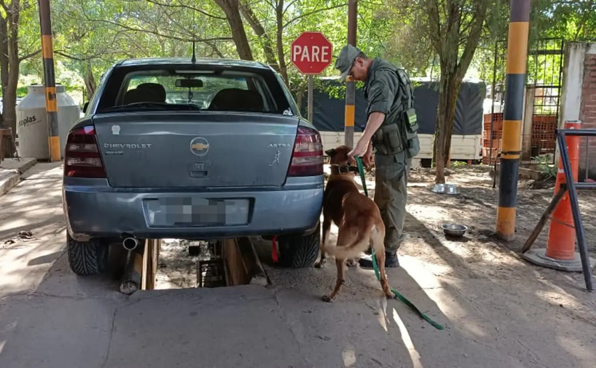 Ruta 34: detienen a una pareja que viajaba con su hija y 23 kilos de cocaína ocultos en el auto