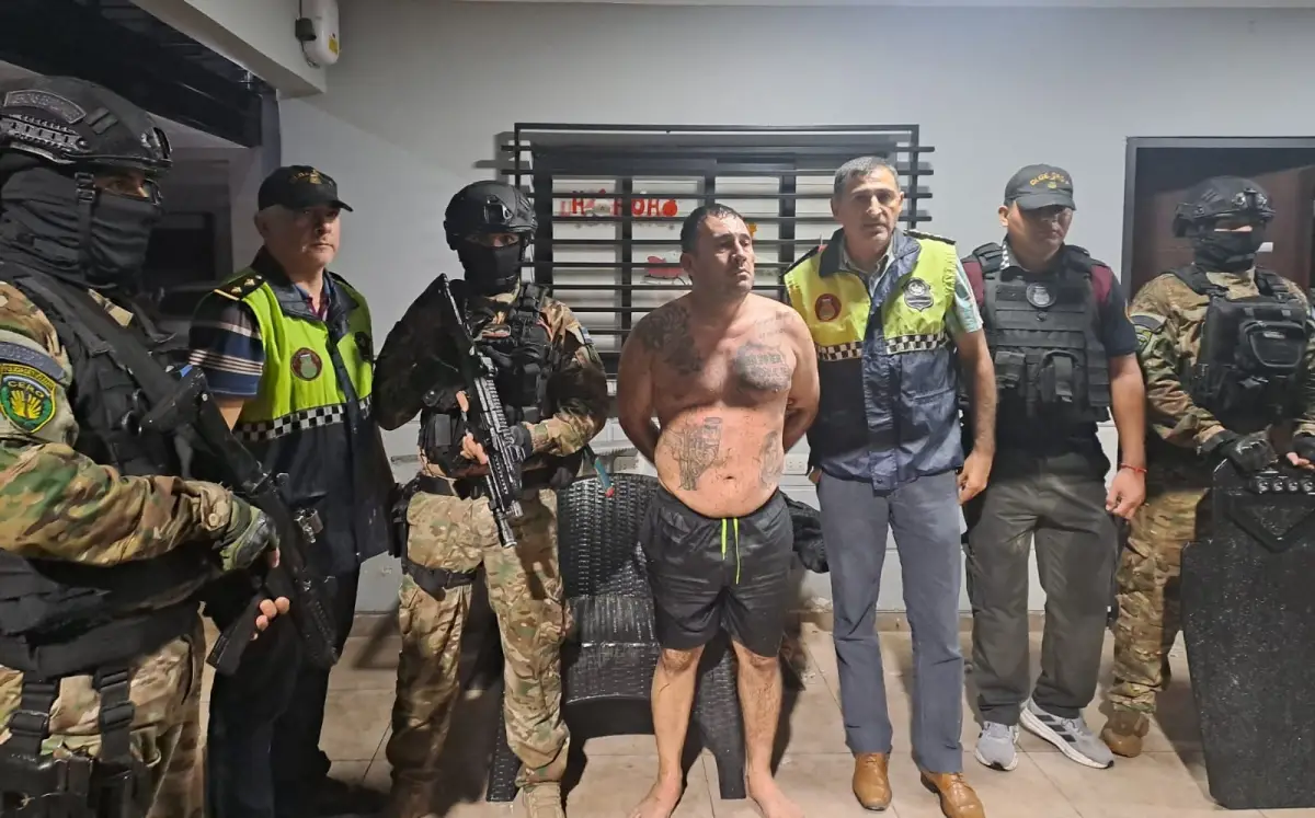 DETENIDO.  Jorge “Pelaín” Nassif fue capturado en Famaillá.