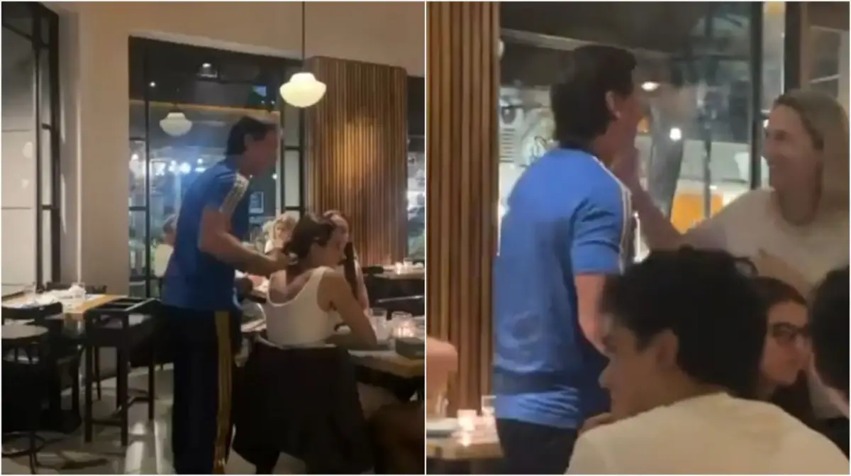 Así celebró Claudio Úbeda la victoria de Boca contra River: cena, aplausos y una escena viral