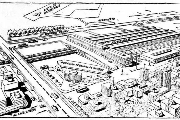 El plan más ambicioso para rediseñar El Bajo, 56 años atrás