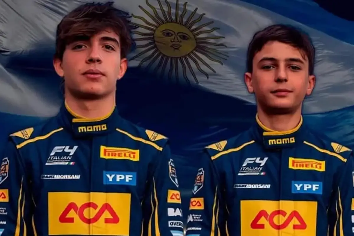 Federico Díaz Quaglia y Thiago Palotini, los pilotos argentinos de Alpha 54 Racing.