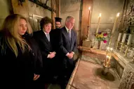 Milei en Jerusalén: solemne visita al Santo Sepulcro y un mensaje de reconciliación con el Papa Francisco