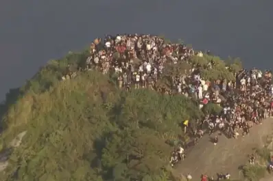 Policías vs. narcos: más de 200 turistas atrapados en un mirador de Río de Janeiro