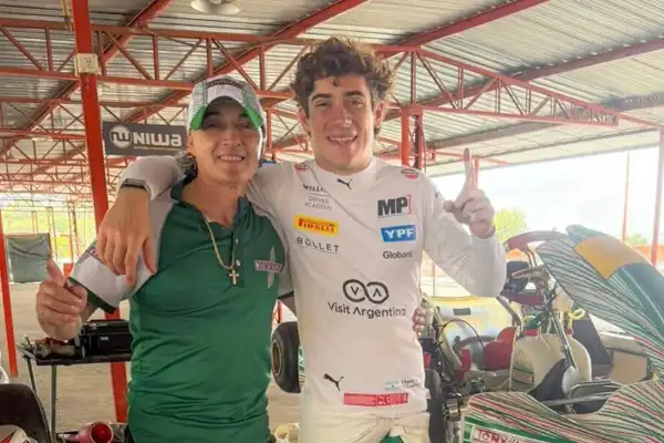 Antes del road show, Colapinto ya giró en Argentina: karting en Zárate y reencuentro con sus raíces